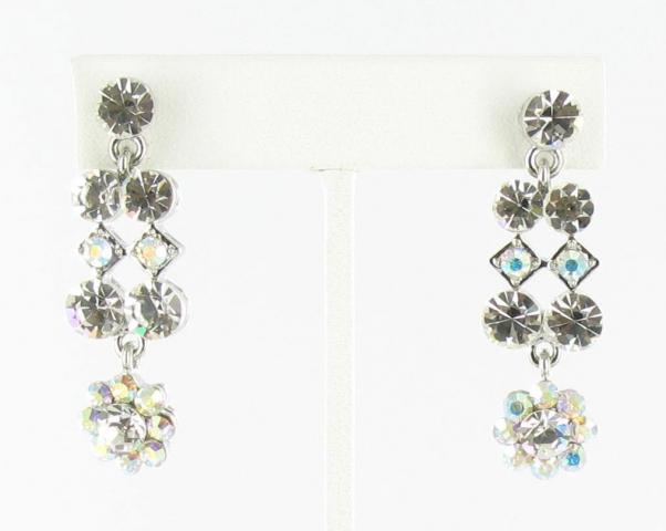 Helens Heart Earrings JE-X580-S-Clear