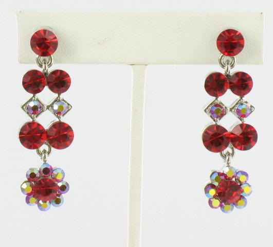 Helens Heart Earrings JE-X580-S-Red