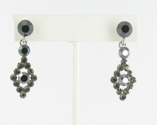 Helens Heart Earrings JE-X588-S-Hematite