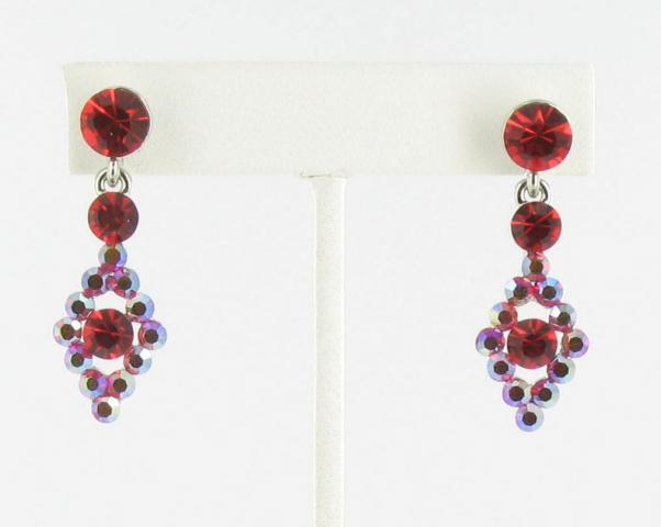 Helens Heart Earrings JE-X588-S-Red