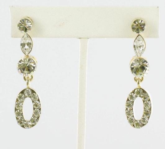 Helens Heart Earrings JE-X590-G-Clear