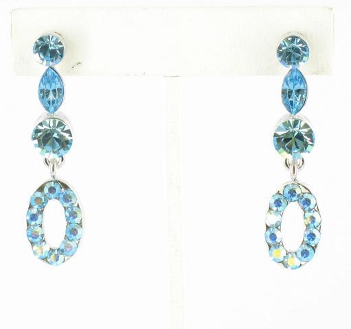 Helens Heart Earrings JE-X590-S-Aquamarine