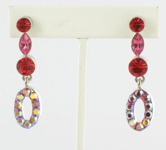 Helens Heart Earrings JE-X590-S-Light-Siam-Red