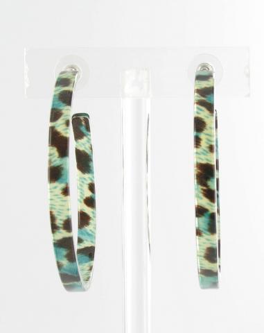 Helens Heart Earrings PRE10465-Green-Lepard