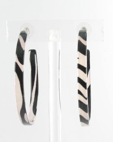 Helens Heart Earrings PRE10465-Zebra