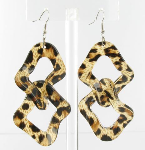 Helens Heart Earrings PRE10530-Brown-Lepard