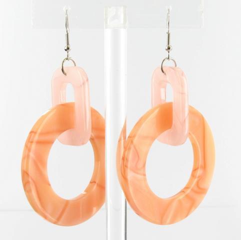 Helens Heart Earrings PRE10533-Rose-Marble