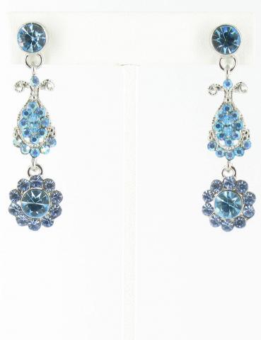 Helens Heart Earrings JE-X002738-S-Blue