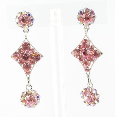 Helen's Heart Earrings JE-X534-S-Pink