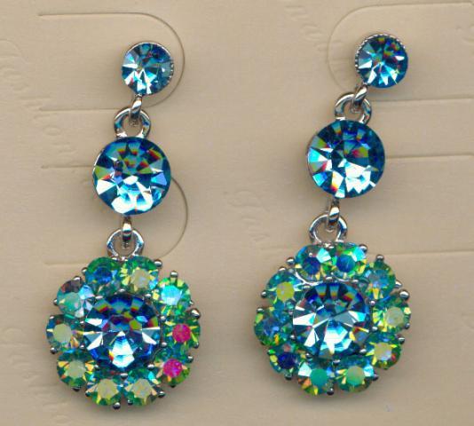 Helen's Heart Earrings JE-X542-S-Blue