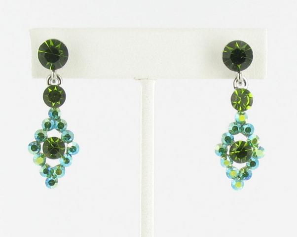 Helen's Heart Earrings JE-X588-S-Olivine