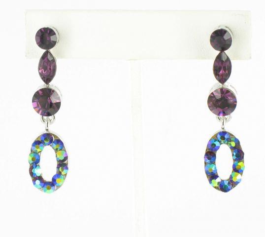 Helen's Heart Earrings JE-X590-S-Purple