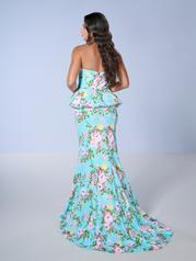 16140 Tiffany Blue Floral back