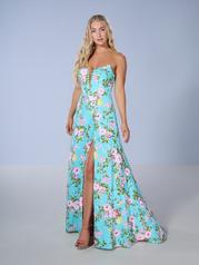 16143 Tiffany Blue Floral front