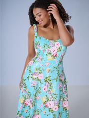 16174 Tiffany Blue Floral front