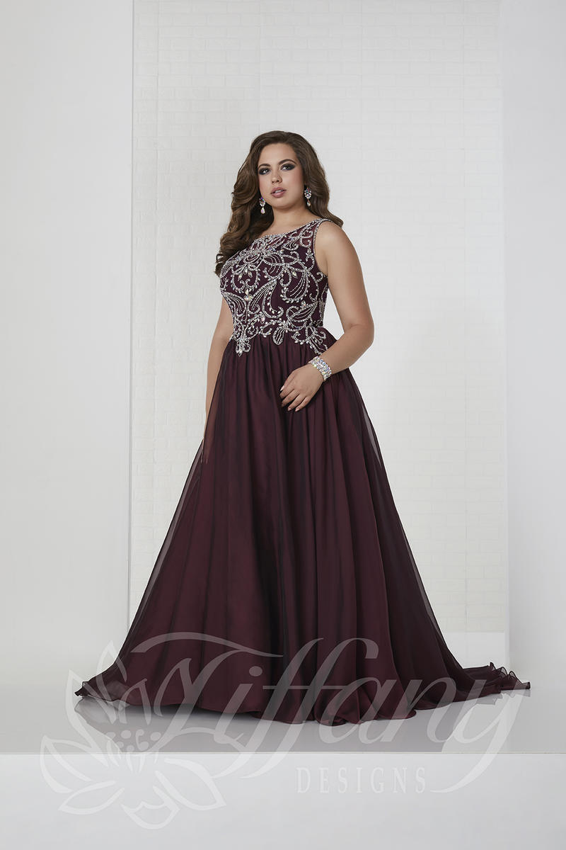 gown design for plus size