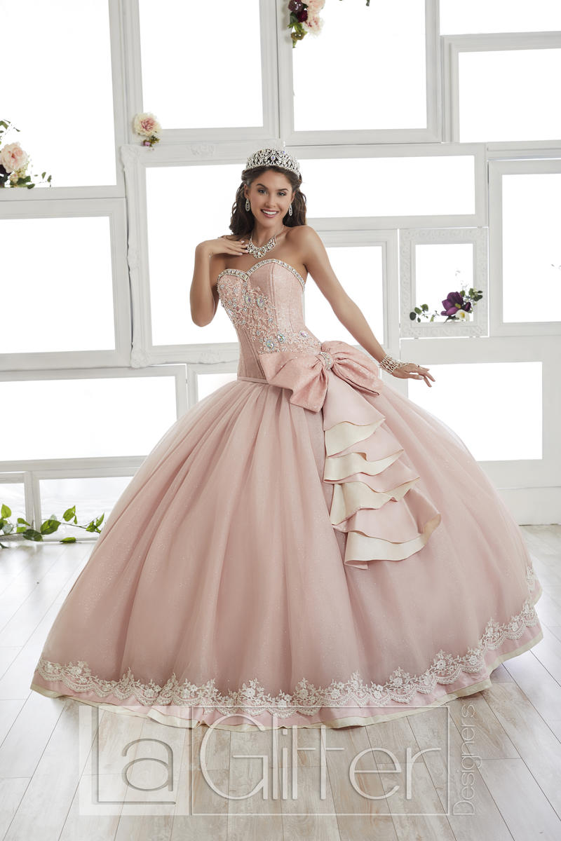 glitter quince dresses