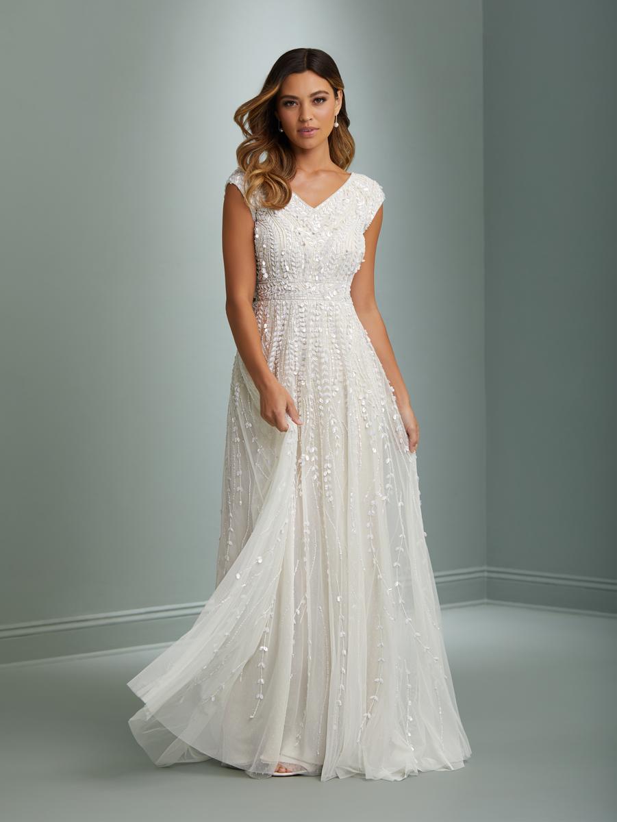 Adrianna Papell Platinum Bridal 39020 Blossoms Bridal & Formal Dress Store