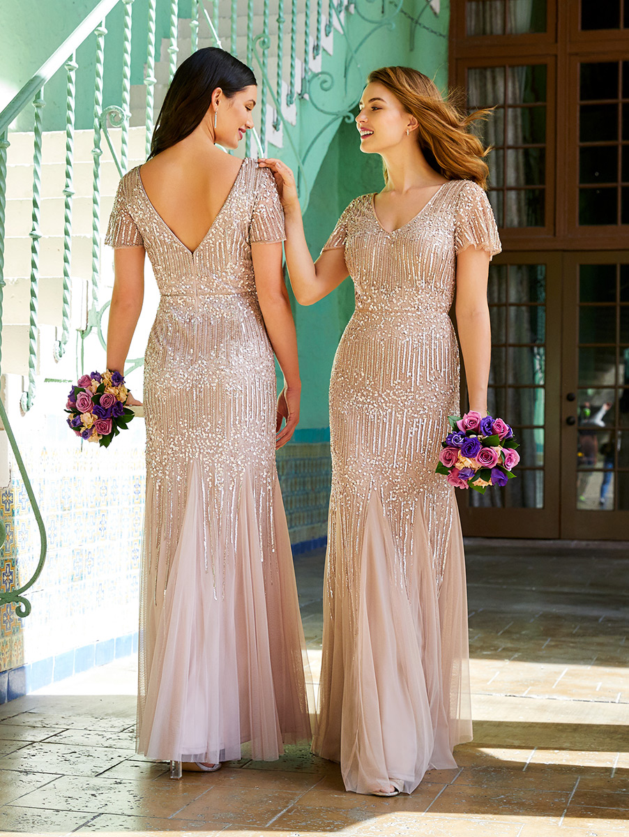 Beaded Gown, Adrianna Papell 40368