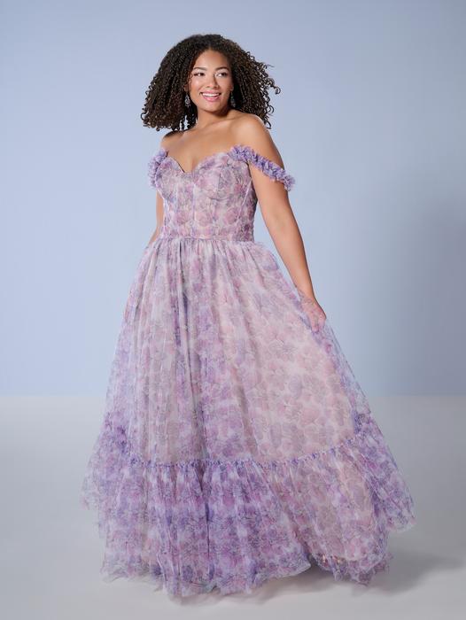 Tiffany Designs Plus Size Prom 16162