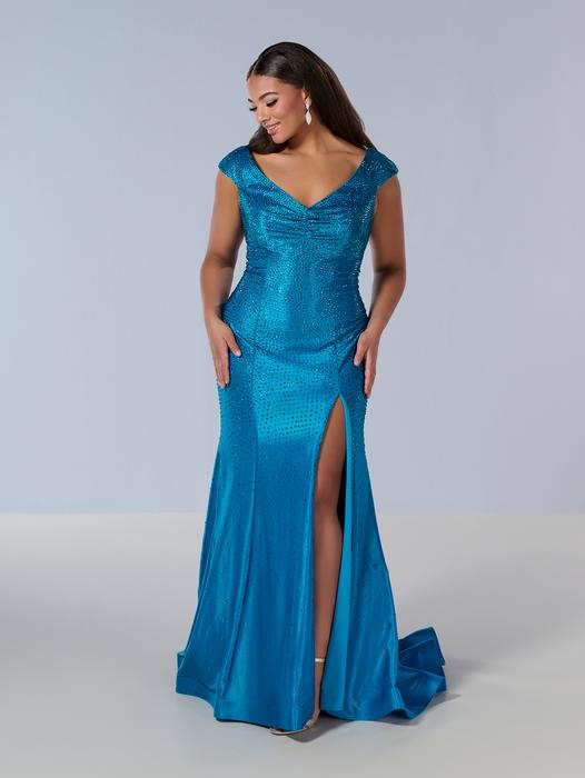 Tiffany Designs Plus Size Prom 16198