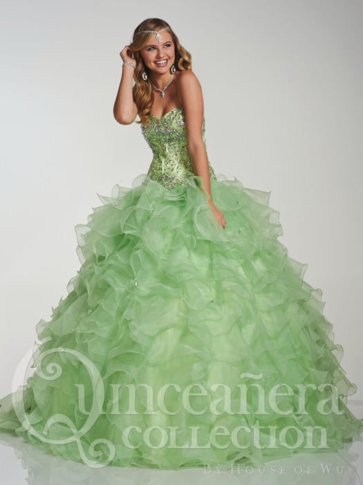 light green quinceanera dresses,