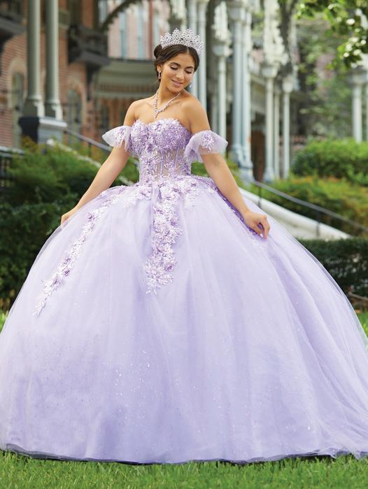 House of Wu 56482 Butterfly Appliques Cold Shoulder Quinceanera