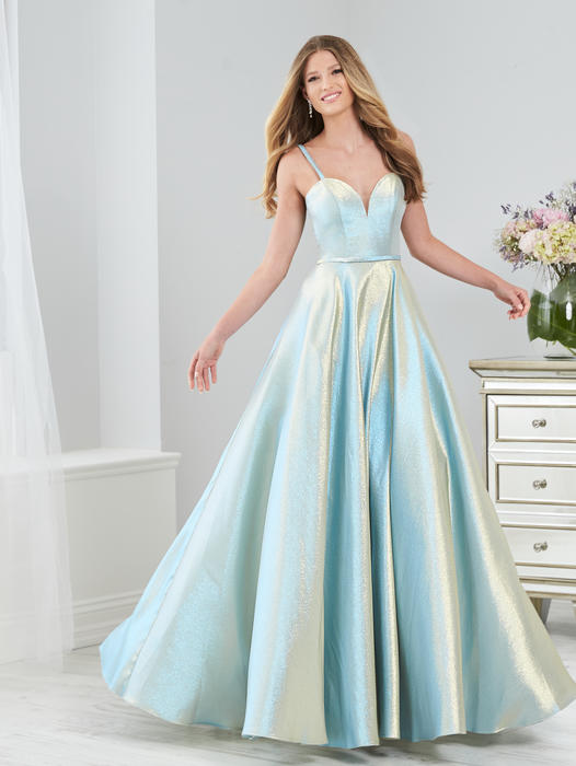 tiffany blue and silver bridesmaid dresses Tiffany Designs 16077 - Long Floral Vines Mesh Mermaid Dress