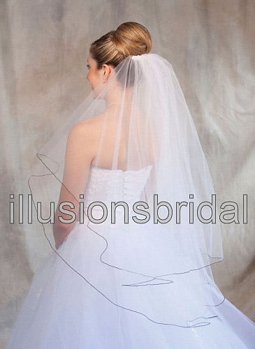 Illusions Colored Veils C7-362-C-BK