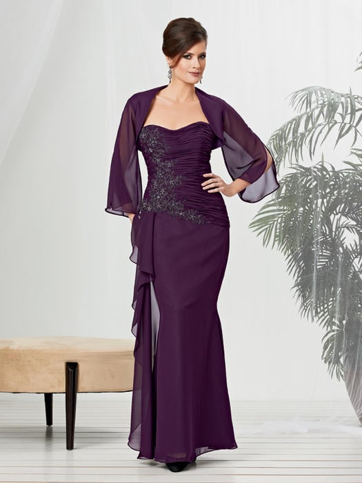 Purple Plus Size Formal Pants For Women Suit For Spring Weddings