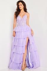Jovani 38290 Long Prom Dress A-Line Pleated Layered Skirt High Slit Cu, Reliable Websites To Buy Prom Dresses