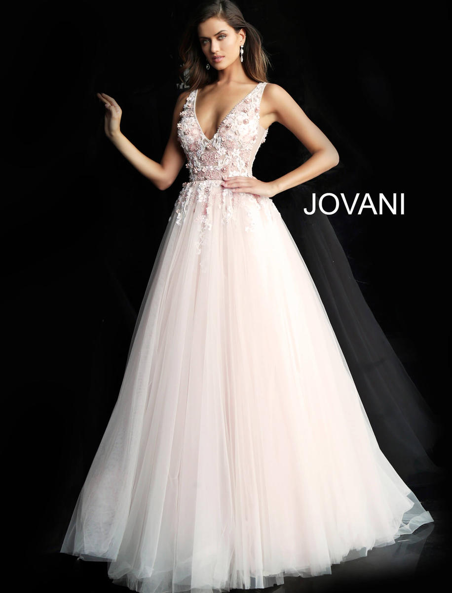 jovani floral prom dress