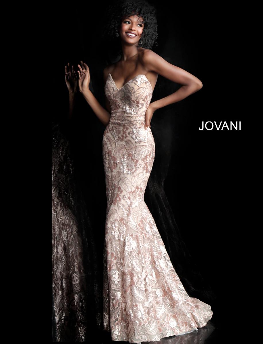 Champagne Jovani Dress