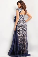 37203 Navy/Nude back