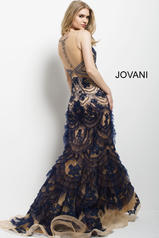 41592 Navy/Nude back