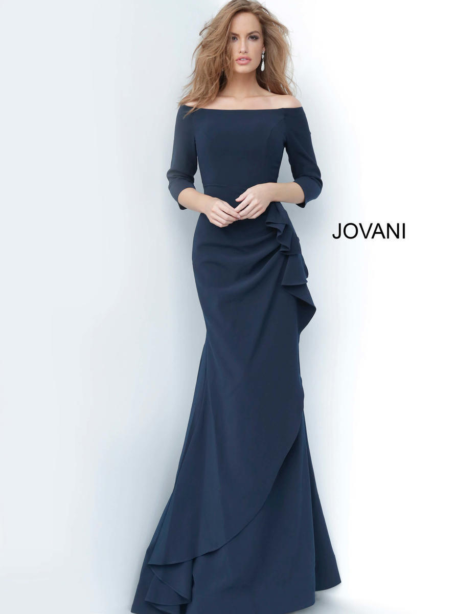 jovani navy dress