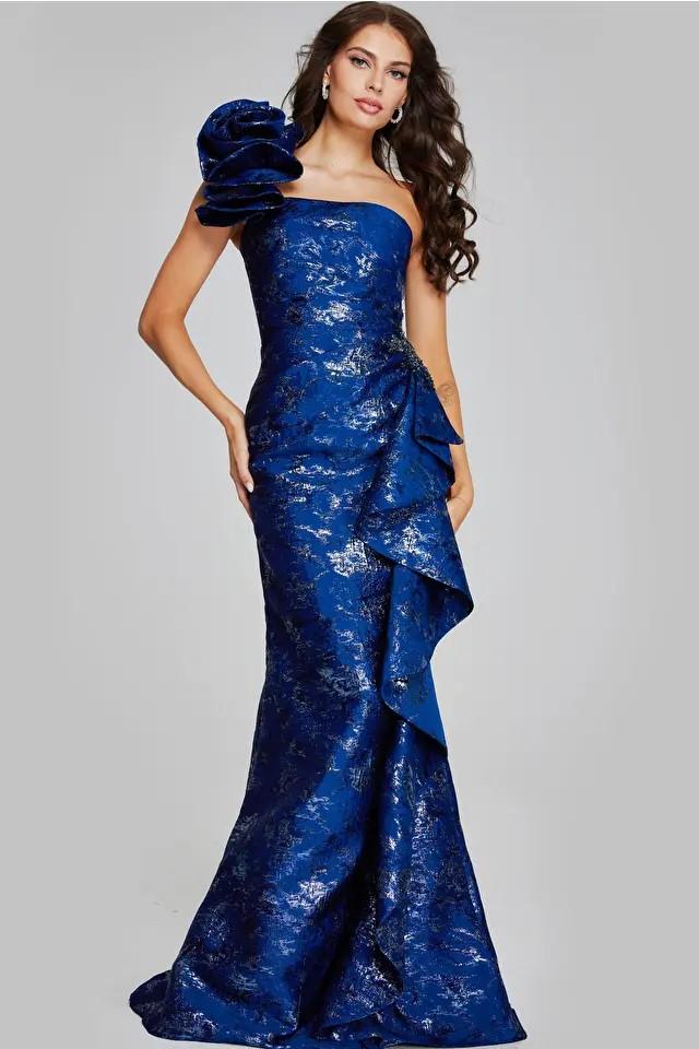 Jovani navy gown hotsell