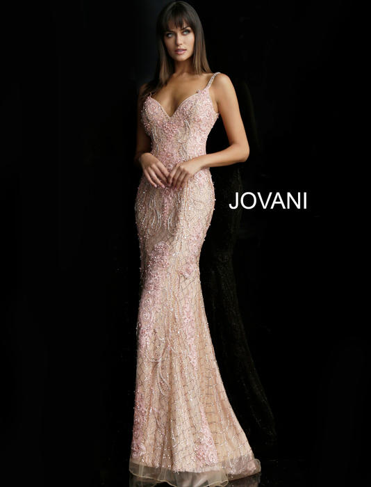 slim fit dress slacks Sequin Embellished V Neck Fitted Jovani Dress 59762 16 / Hunter