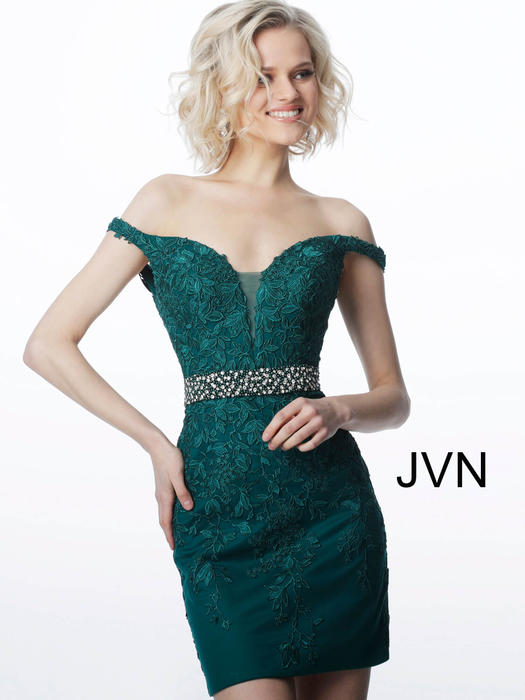 JVN by Jovani Short Formal Homecoming Cocktail Party Dress JVN1102