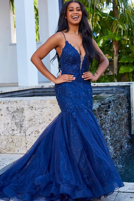 Buy Latest Navy Blue Color Indian Gown Online at Best Price