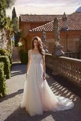 Justin alexander pink wedding dress best sale