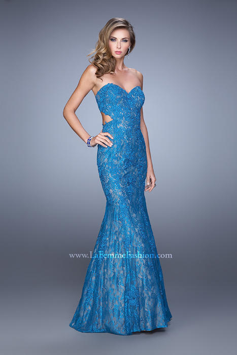 Peacock La Femme Prom Dresses