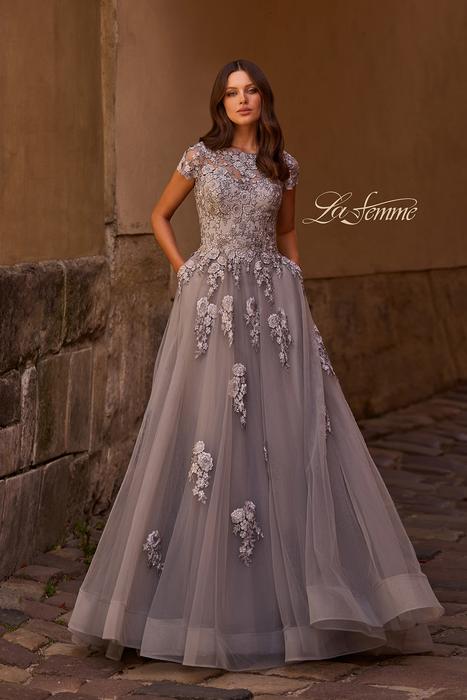 La Femme Evening Dress 26907