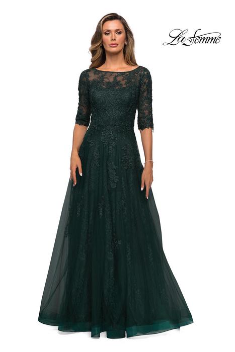 La Femme Evening Dress 28036