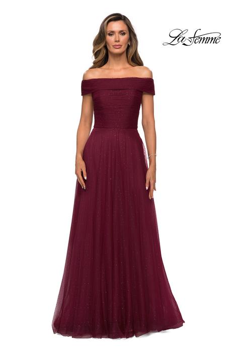 La Femme Evening Dress 28051