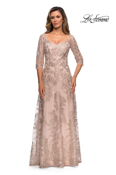 La Femme Evening Dress 28053