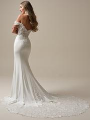 25RK278A01 Ivory Gown With Natural Illusion back