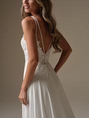 25RK280A01 All Ivory Gown With Ivory Illusion back