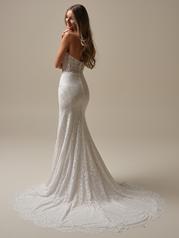 25RK285A01 Ivory Over Pearl Gown With Natural Illusion back