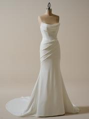 25RB343A11 Ivory Gown With Natural Illusion front